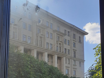 Мойка окон в ресторане на Петровской набережной